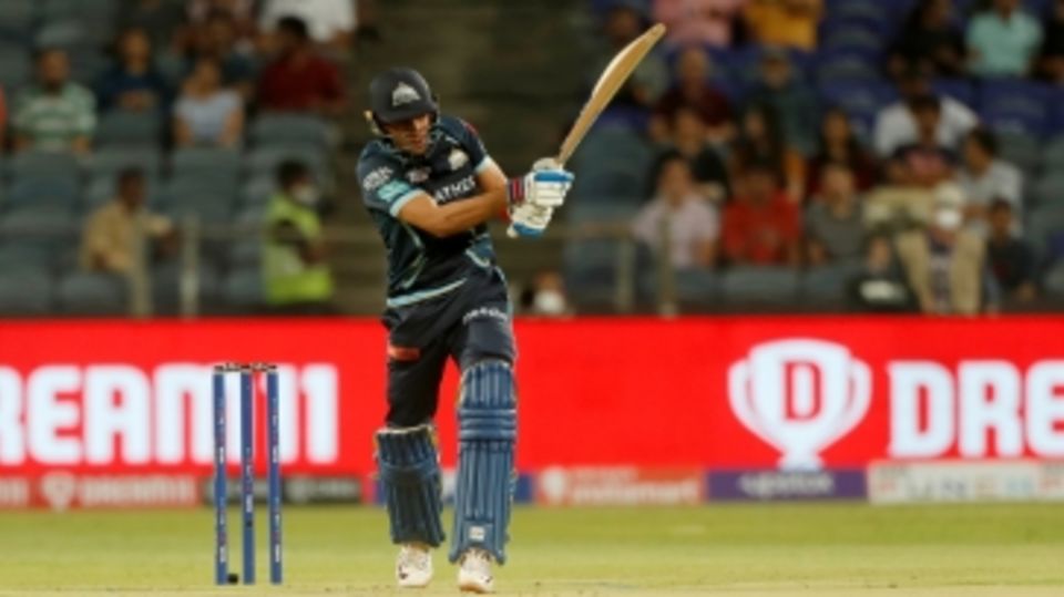 Shubman Gill swats one away