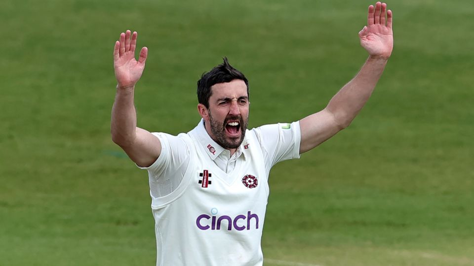 Ben Sanderson led a fine bowling display with six in the match