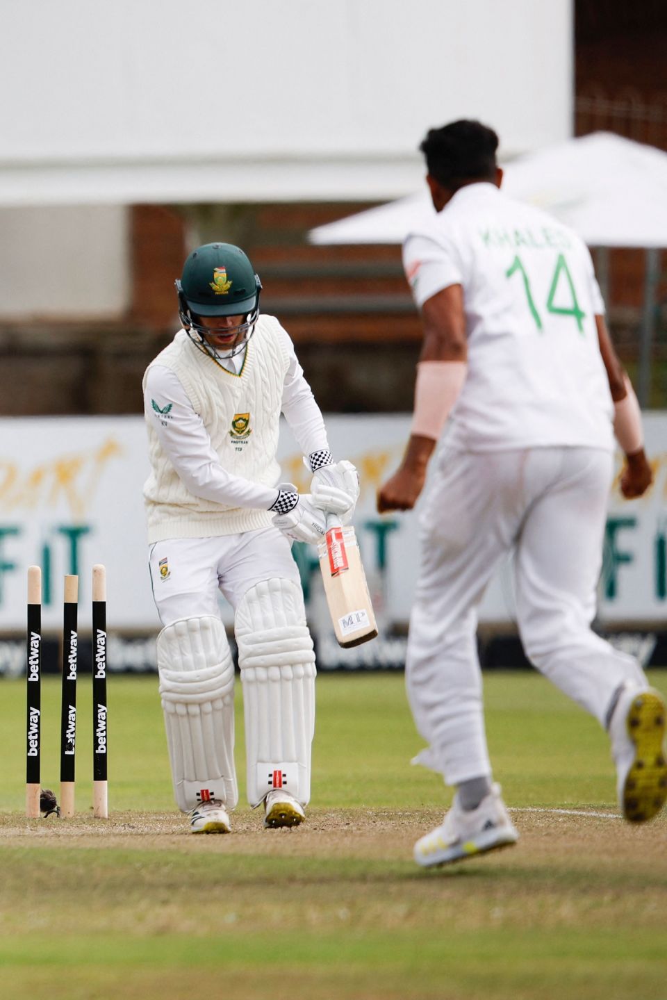 Khaled Ahmed and Kyle Verryenne were involved in a fiery battle