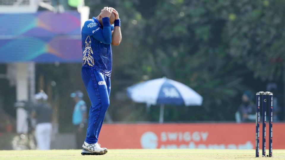 Tymal Mills' reaction sums up Mumbai Indians' season