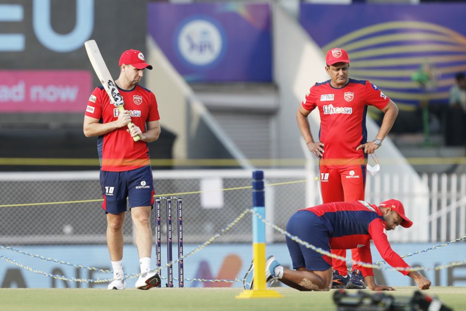Wood says aggression doesn't come easily to coach Anil Kumble and captain Mayank Agarwal (right) but they have adapted their mindset to get the team to play differently