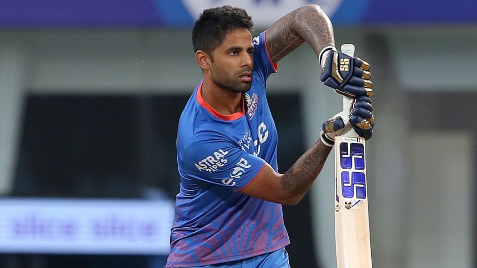 Suryakumar Yadav scored 303 runs at an average of 43.28 and strike rate of 145.67 in eight innings this season