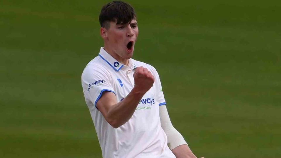 Henry Crocombe celebrates a breakthrough