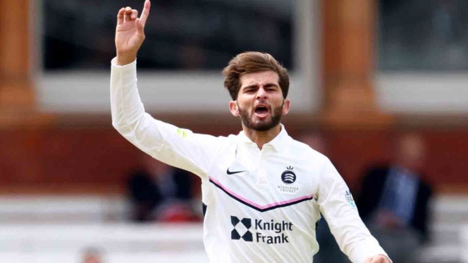 Shaheen Shah Afridi has helped Middlesex to the top of the Division Two table