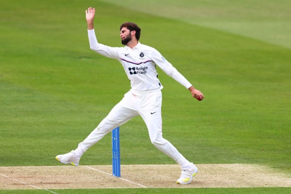 Shaheen Shah Afridi ensured that Middlesex kept Sussex's batters in check on a flat pitch in Hove