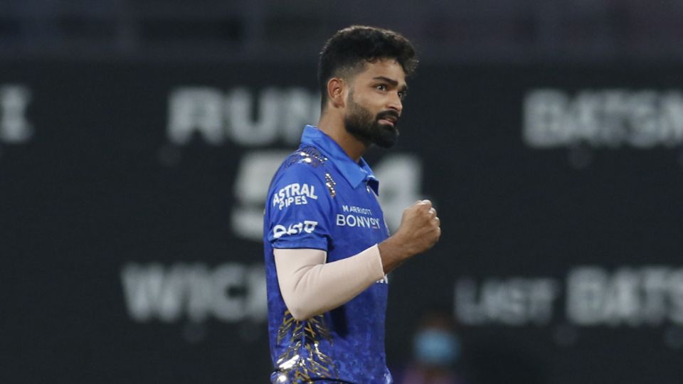 Kumar Kartikeya, on his Mumbai Indians debut, returned 1 for 19
