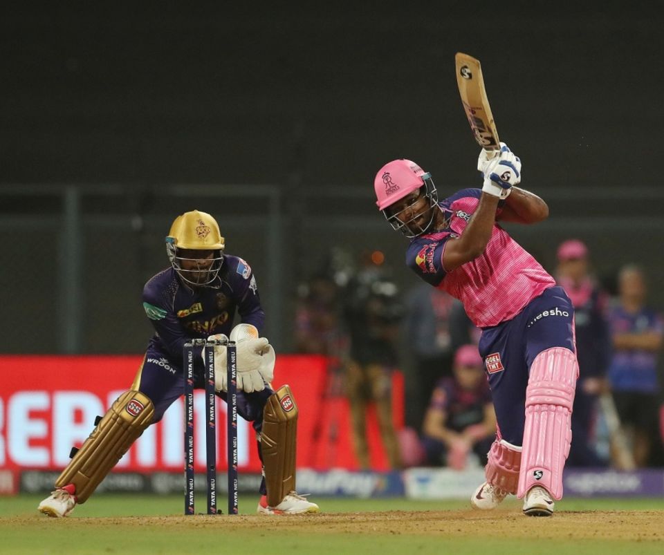 Sanju Samson began brightly but slowed down considerably after the 30-ball mark