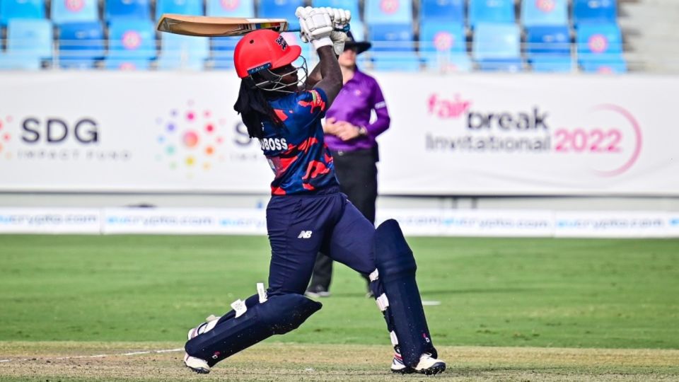 Deandra Dottin hit nine sixes in her 111-run knock