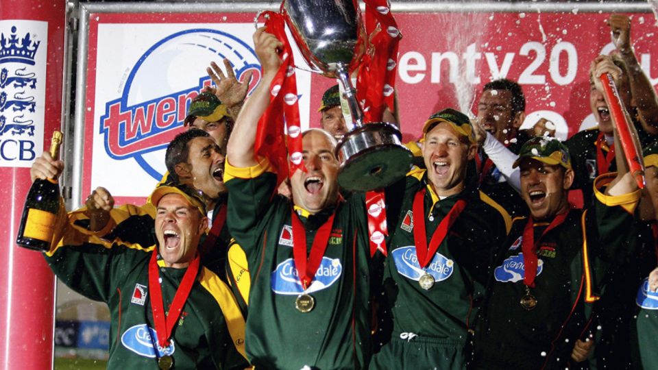 Jeremy Snape captained Leicestershire to the Twenty20 Cup in 2006