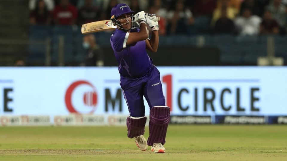 Kiran Navgire scored a 34-ball 69 against Trailblazers