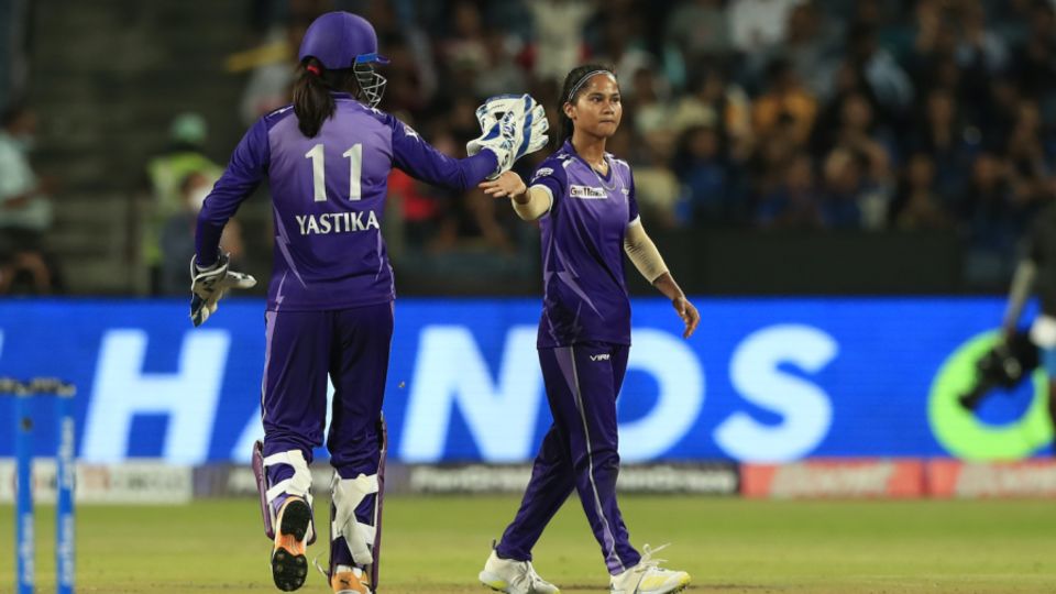 Simran Bahadur picked up four wickets in two matches in the Women's T20 challenge