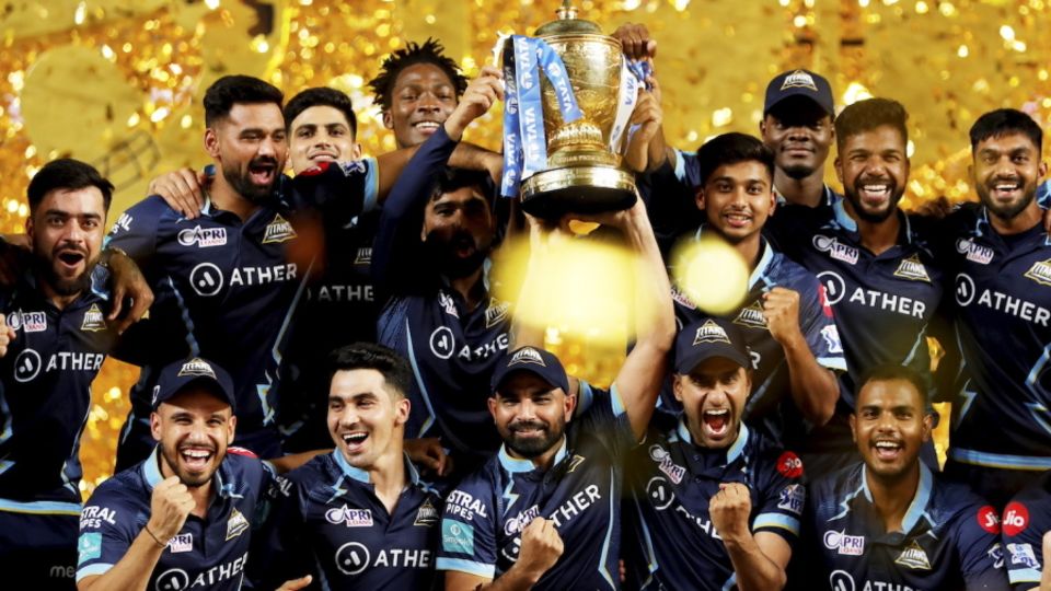 Dayal (first from right, bottom row) was an IPL winner in his debut season