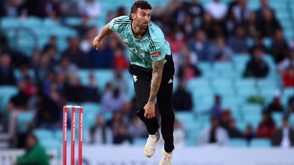 Reece Topley has been in wicket-taking form