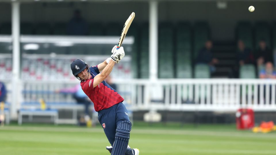 Joe Denly skips down and launches one