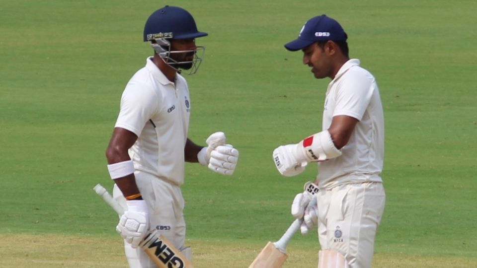 File photo - Himanshu Mantri (left) has vindicated coach Chandrakant Pandit's decision to move him to the top of the order
