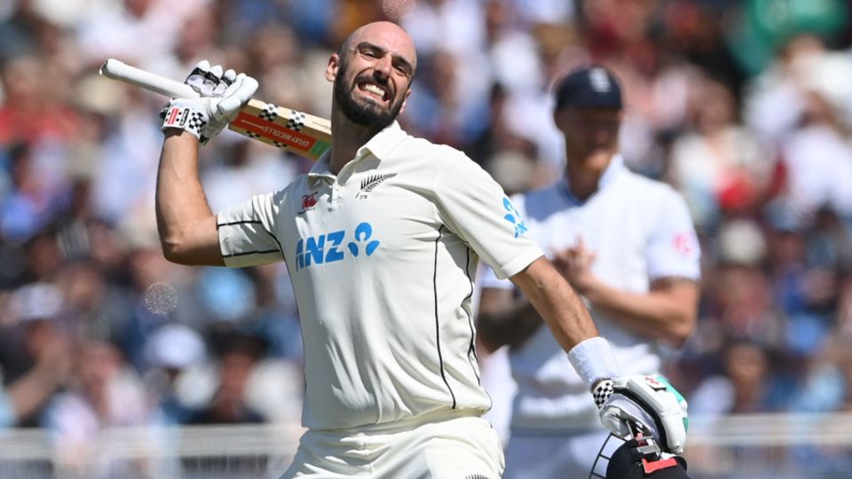 Daryl Mitchell got to his second century, in consecutive innings, on the tour