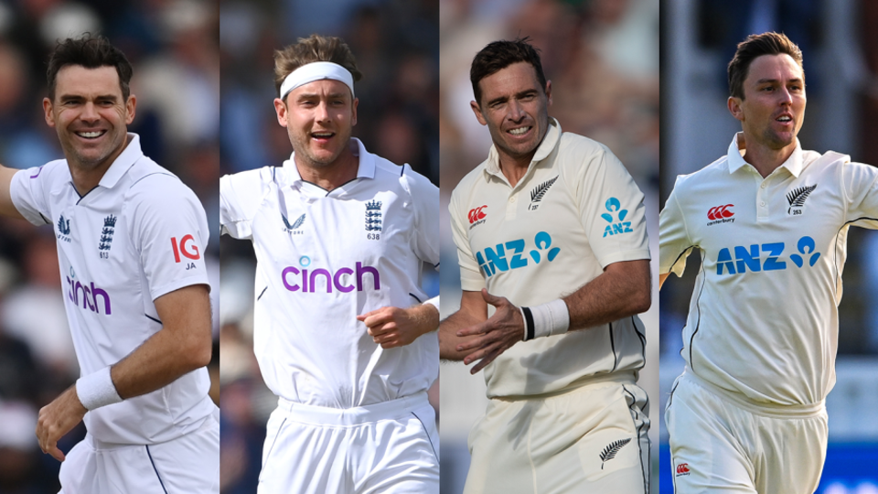 Anderson, Broad, Southee and Boult may be playing their final series together