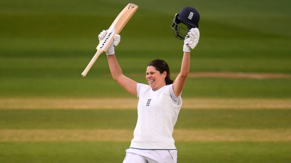 Alice Davidson-Richards became the first woman since 1986 to score a ton for England on Test debut