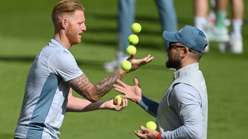 Bazballs? Ben Stokes and Brendon McCullum at the nets