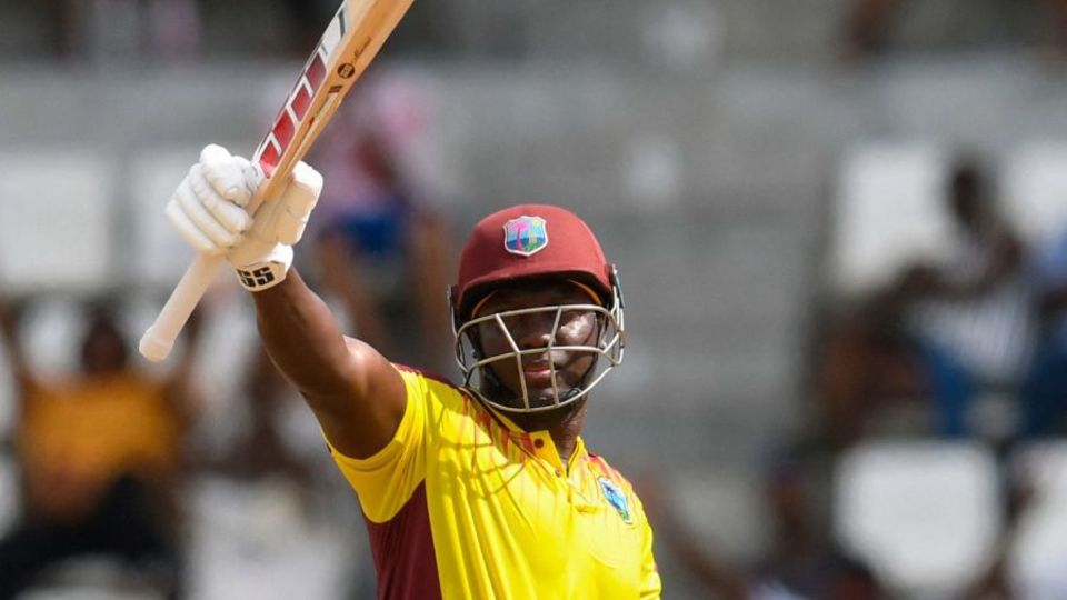 Rovman Powell struck six sixes and two fours