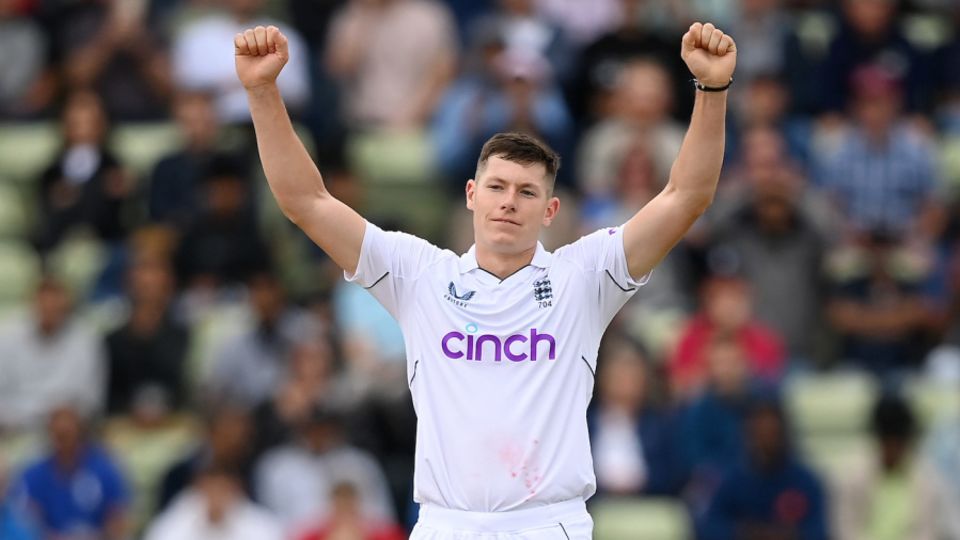 Matthew Potts is set to play his first Test since June 2023