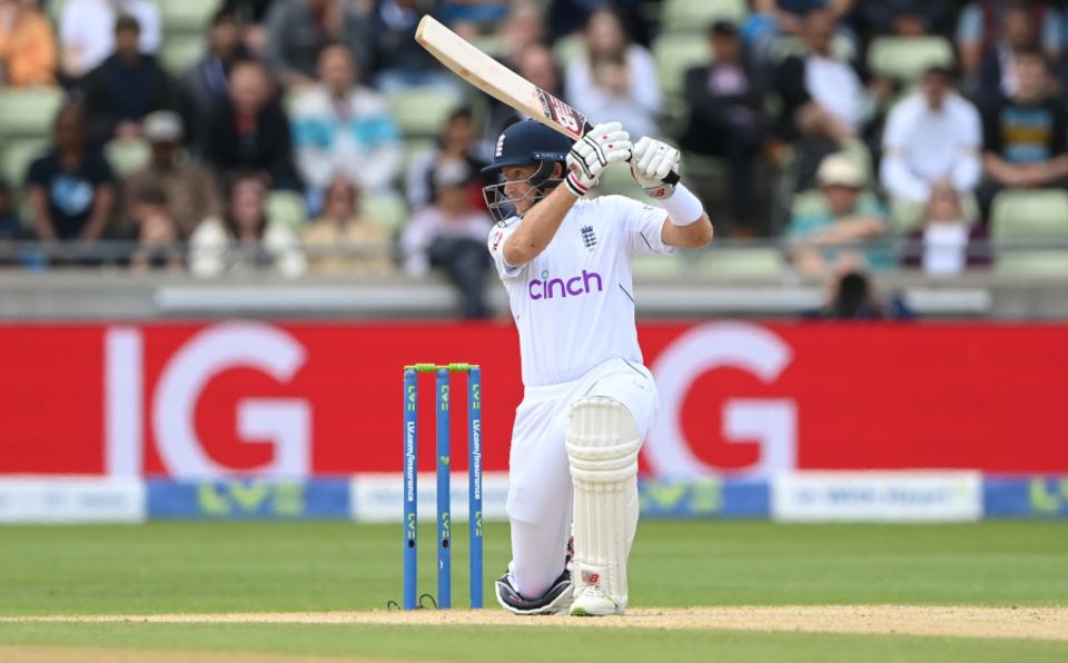 Joe Root plays one of his many trademark shots