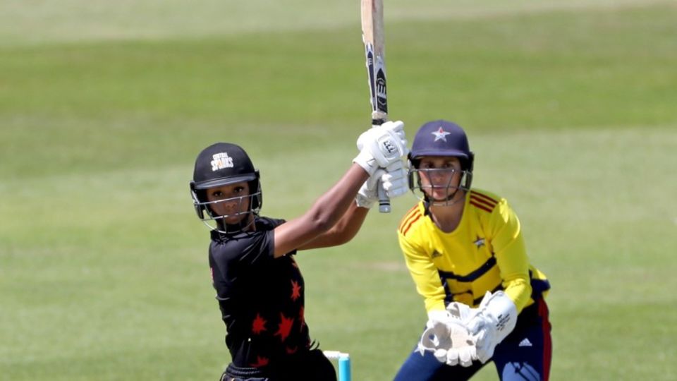 Davina Perrin, in action for South East Stars, has been signed by Birmingham Phoenix