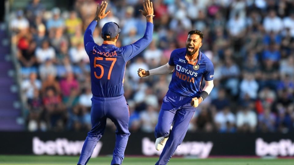 Hardik Pandya last bowled ten overs in an ODI innings during the 2019 World Cup semi-final