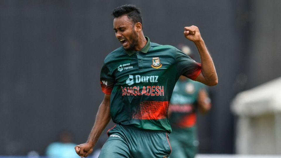 Shoriful Islam picked up his ODI career-best 4 for 34