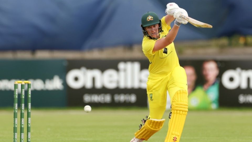 Tahlia McGrath helped take Australia to an imposing total