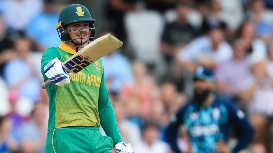 Quinton de Kock has moved up to No. 4 among ODI batters now