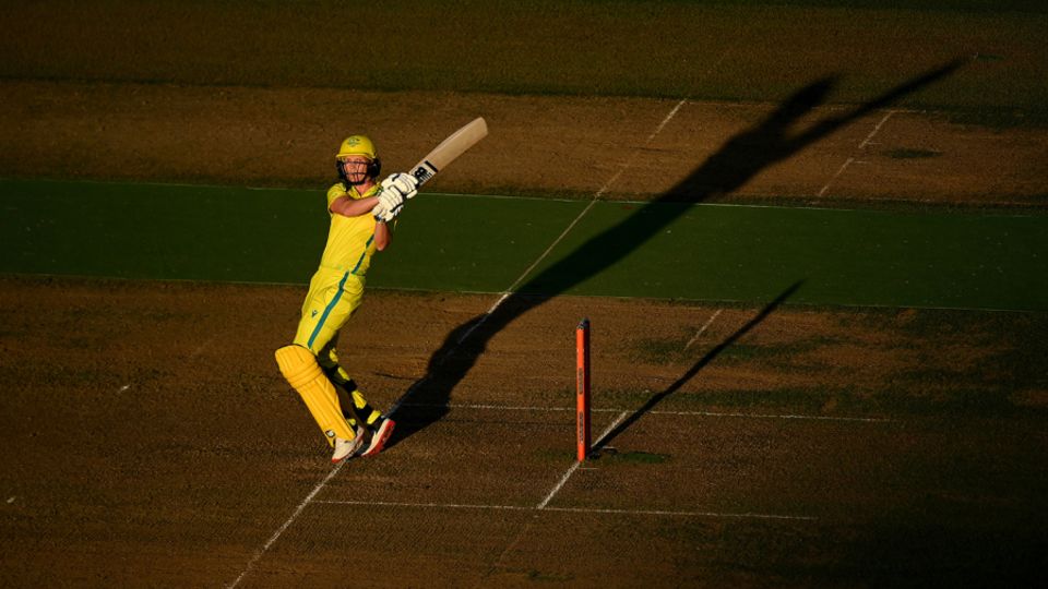 Are Meg Lanning's Australia still on their own at the front of the pack?