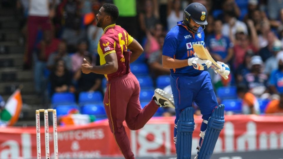 Obed McCoy went from returning the best T20I figures by a West Indian to conceding the most runs by a West Indian in T20Is