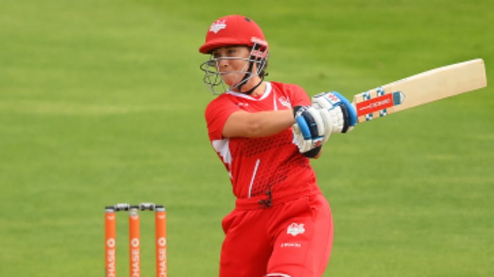 Alice Capsey gave the England innings momentum after they lost their openers