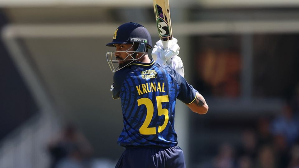 Krunal Pandya played five Royal London Cup matches for Warwickshire