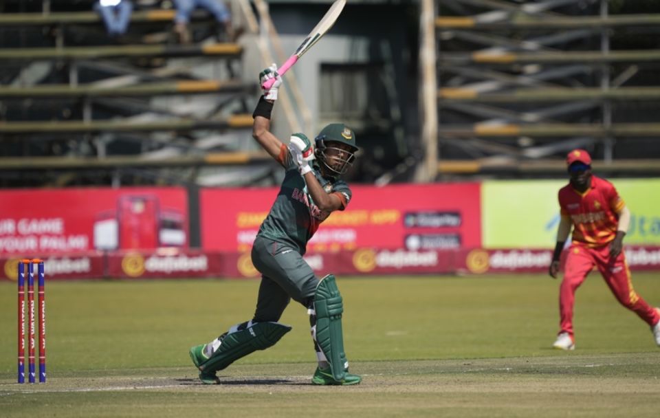 Afif Hossain combined innovation with classical strokeplay to top-score with an unbeaten 85