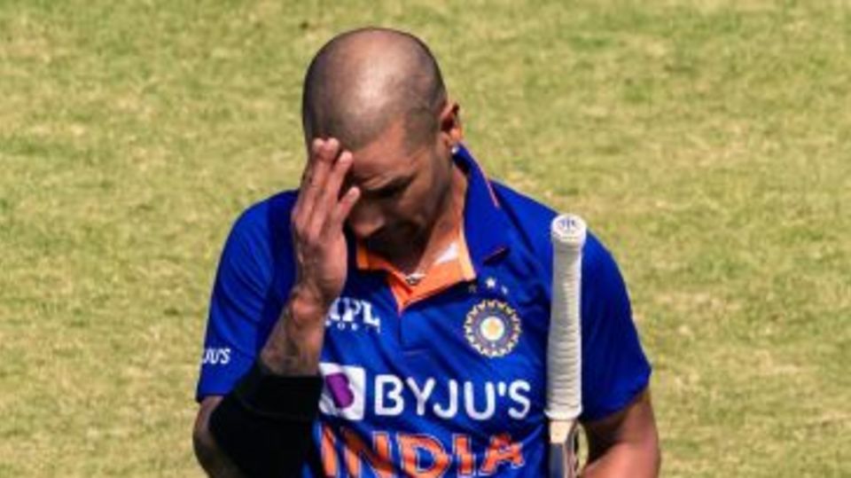 Shikhar Dhawan gave India a quick start, but couldn't carry on
