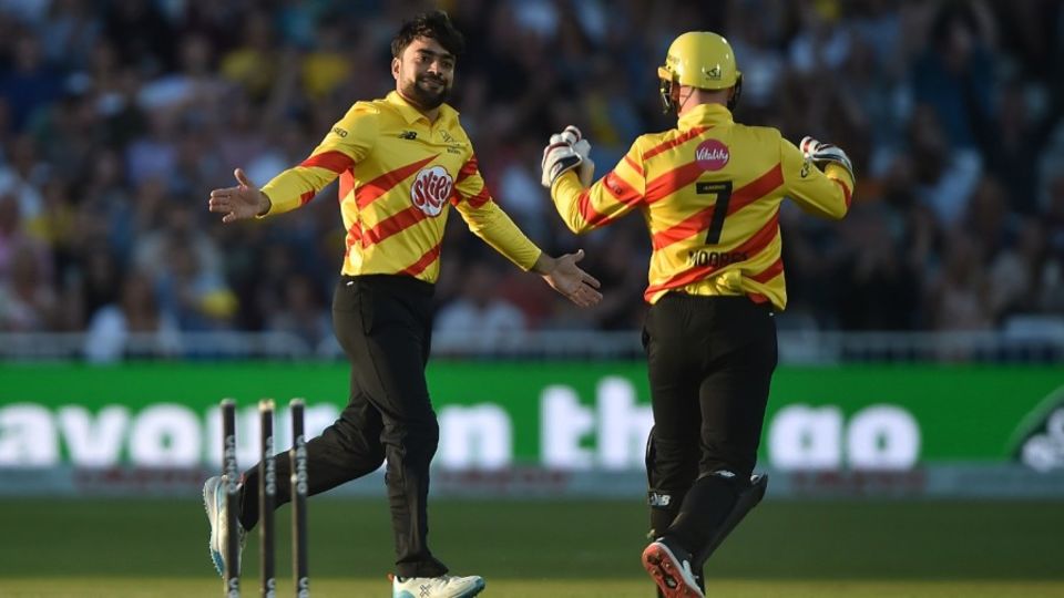 Rashid Khan was in the wickets for Trent Rockets