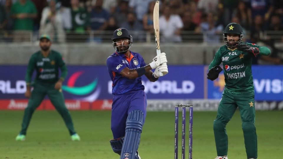 Hardik Pandya finished the match for India with a six, with two balls to go