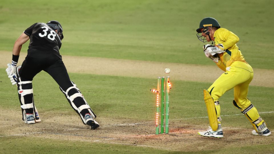 New Zealand were bowled out for just 82 in the second ODI in Cairns