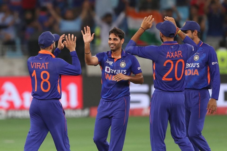 Bhuvneshwar Kumar took career-best T20 figures of 5 for 4 against Afghanistan in the Asia Cup