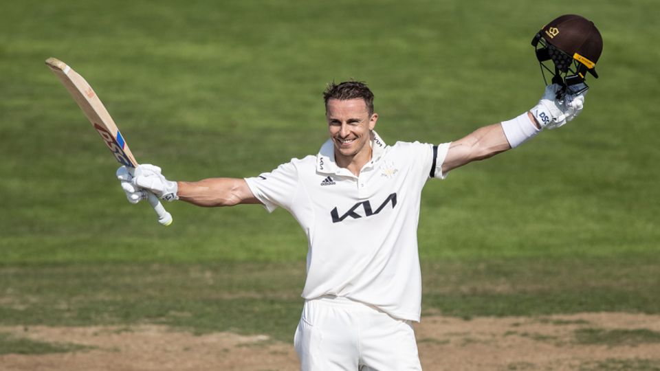 Tom Curran scored his maiden first-class hundred in 2022