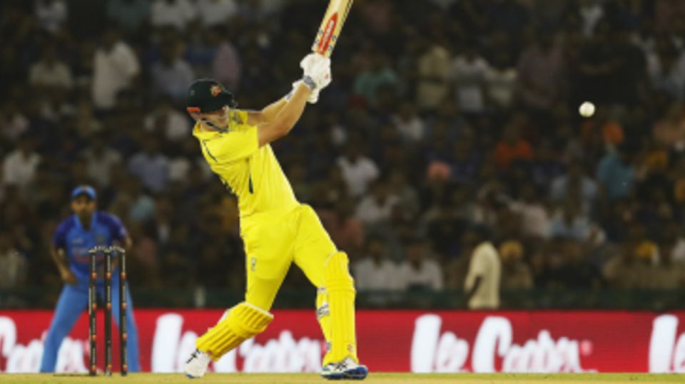 Cameron Green went 4, 4, 4, 4 the first four balls he faced