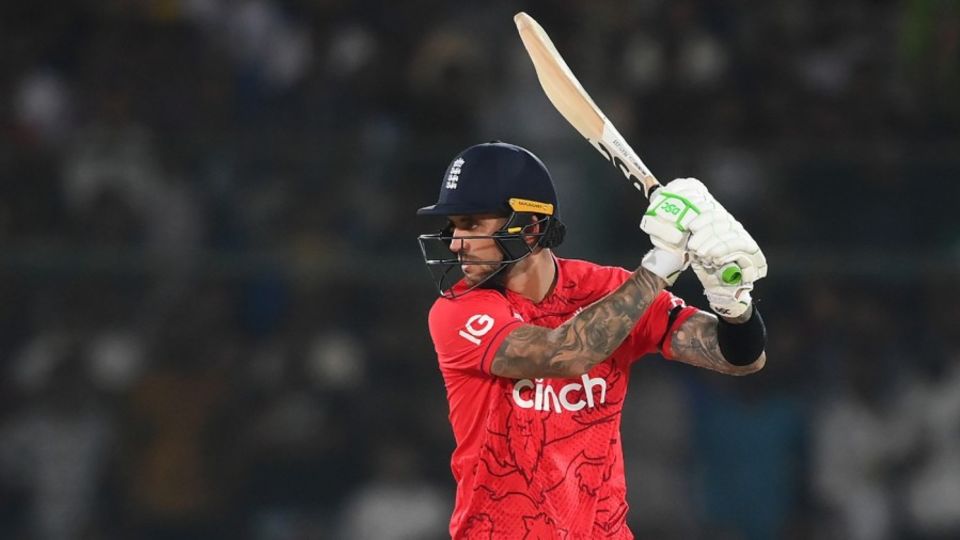 Alex Hales struck 53 off 40 balls on return to England colours