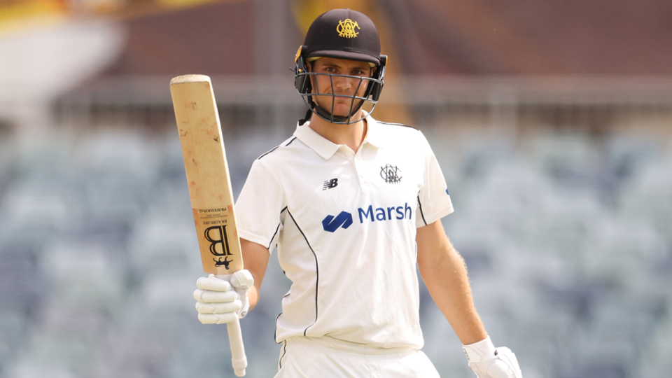 Aaron Hardie has been on Australia's radar since last year's Sheffield Shield final