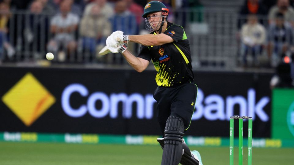 Mitchell Marsh played powerfully on his home ground