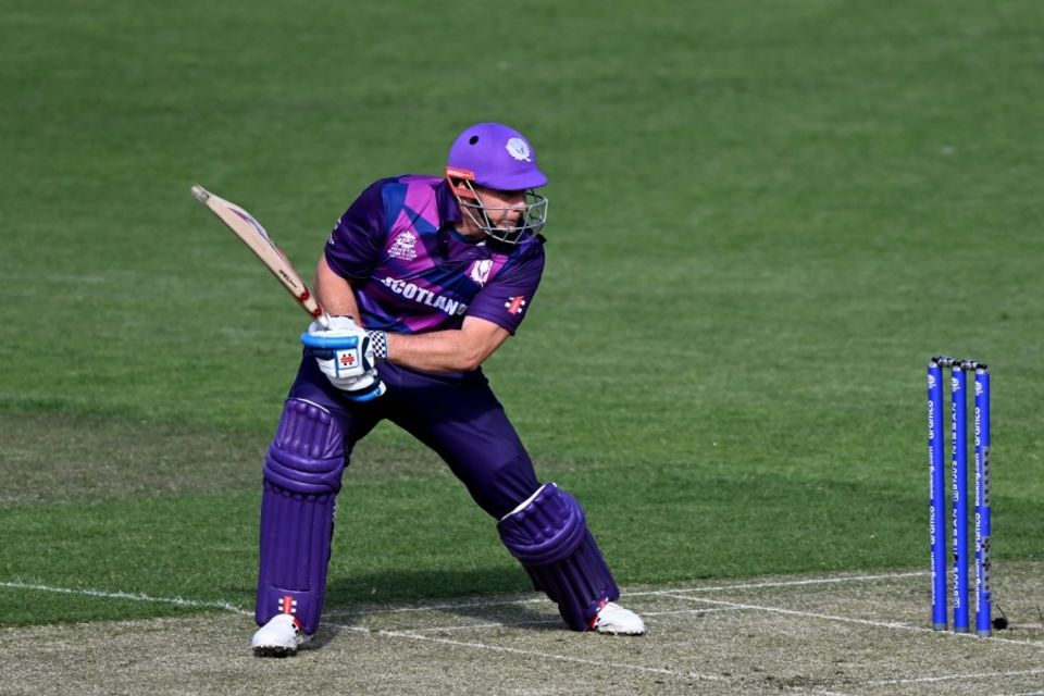 George Munsey scored 54 against Zimbabwe but consumed 51 balls for it