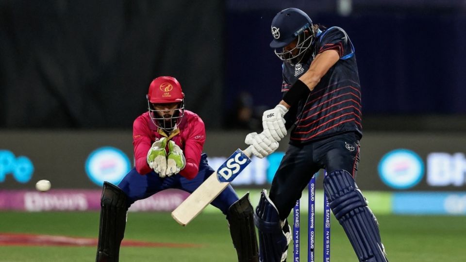 David Wiese raised hopes of an unlikely Namibian win with his big-hitting
