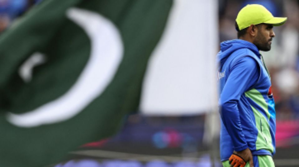 Babar Azam during Pakistan's warm-up
