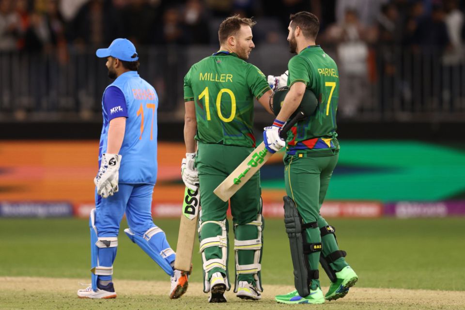 David Miller took South Africa across the line in a low-scoring thriller against India